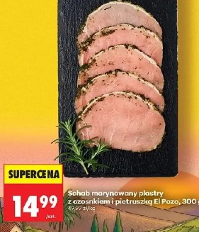 Schab marynowany plastry z czosnkiem i pietruszką El Pozo