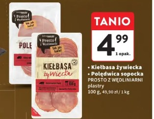 Kiełbasa żywiecka PROSTO Z WĘDLINIARNI plastry