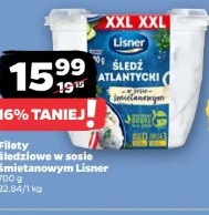 Filety śledziowe w sosie śmietanowym Lisner