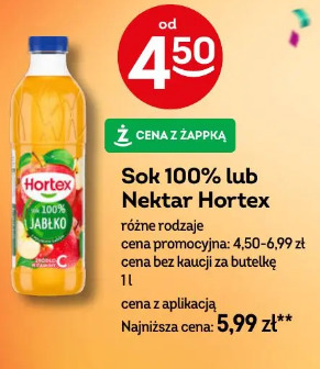 Sok 100% lub Nektar Hortex