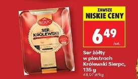 Ser żółty w plastrach Królewski Sierpc