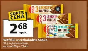 Wafelki w czekoladzie Sonko