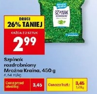 Szpinak rozdrobniony Mrożna Kraina