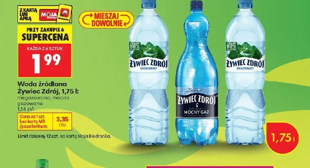 Woda źródlana Żywiec Zdrój