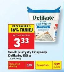 Serek puszysty klasyczny Delikate