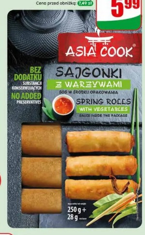 Sajgonki z warzywami Asia Cook