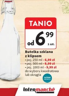 Butelka szklana z klipsem