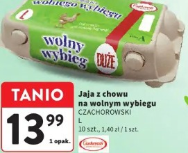 Jaja z chowu na wolnym wybiegu Czachorowski