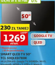Smart QLED TV 50" TCL 50QLED780K