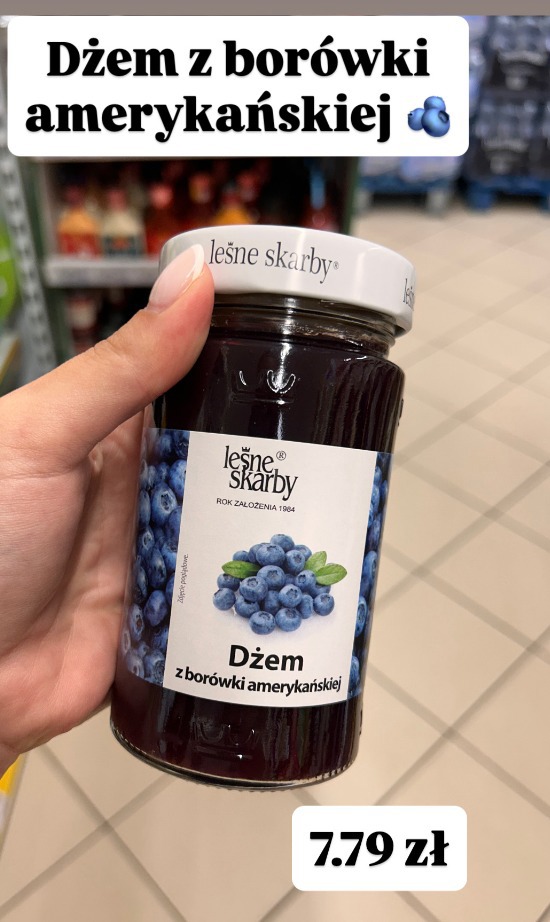 Dżem z borówki amerykańskiej Leśne Skarby
