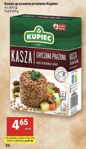 Kasza gryczana prażona Kupiec