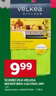 Ściereczka Velkea mikrofibra kuchnia 2w1