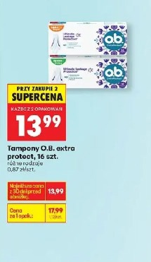 Tampony O.B. extra protect