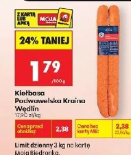 Kiełbasa Podwawelska Kraina Wędlin