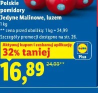 Polskie pomidory Jedyne Malinowe