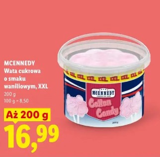 Mcennedy Wata cukrowa o smaku waniliowym, XXL