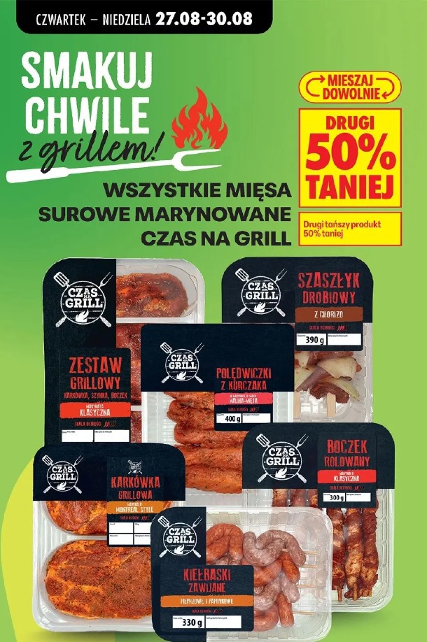 Wszystkie mięsa surowe marynowane Czas na Grill