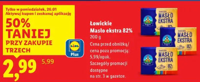 Łowickie Masło ekstra 82%