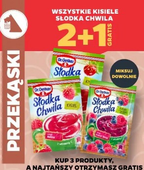 Wszystkie kisiele Słodka Chwila Dr. Oetker