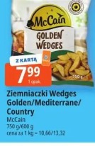 Ziemniaczki Wedges Golden/Mediterranean/Country McCain