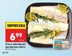 Dorsz atlantycki porcje bez skóry