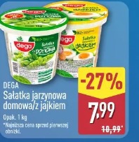 Dega sałatka jarzynowa domowa/z jajkiem