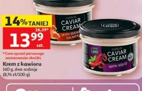 Capelin Caviar Cream with smoked salmon