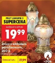 Znicz z wkładem parafinowym