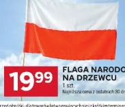 Flaga narodowa na drzewcu