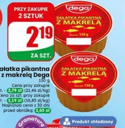 Sałatka pikantna z makrelą Dega