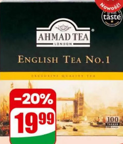 Herbata czarna English No.1 Ahmad Tea