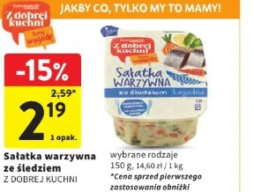 Sałatka warzywna ze śledziem Z DOBREJ KUCHNI