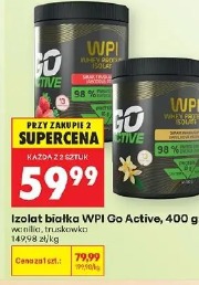 Izolat białka WPI Go Active wanilia, truskawka