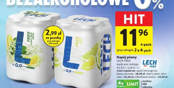 Napój piwny Lech Free
