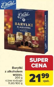 Baryłki z alkoholem WEDEL