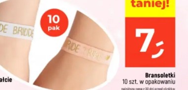 Bransoletki 10 szt. w opakowaniu