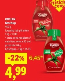 Kotlin Ketchup łagodny lub pikantny