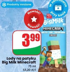 Lody na patyku Big Milk Minecraft