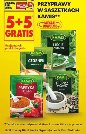 Przyprawy w saszetkach Kamis