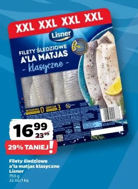 Filety śledziowe a’la matjas klasyczne Lisner