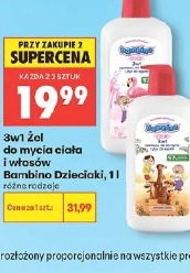 Bambino Dzieciaki 3w1 żel do mycia ciała i włosów