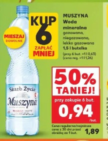 Muszyna Woda mineralna gazowana, niegazowana, lekko gazowana