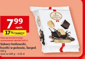 Sękacz królewski, kostki w polewie, Secpol