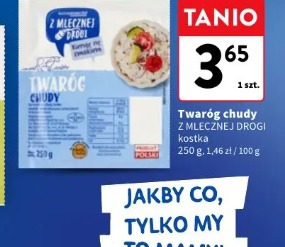 Twaróg chudy Z MLECZNEJ DROGI kostka