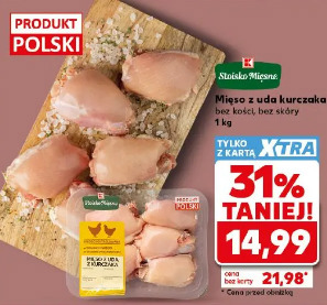 Mięso z uda kurczaka bez kości, bez skóry