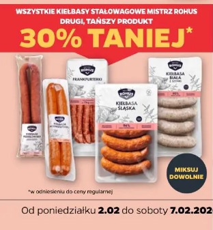 Wszystkie kiełbasy stalowogowe Mistrz Rohus drugi, tańszy produkt