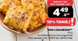 Tost z boczkiem