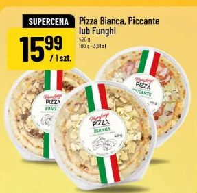 Pizza Bianca, Piccante lub Funghi