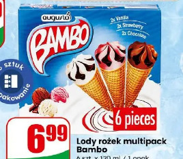 Lody rożek multipack Bambo