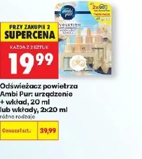 Odświeżacz powietrza Ambi Pur urządzenie + wkład, 20 ml lub wkłady, 2x20 ml